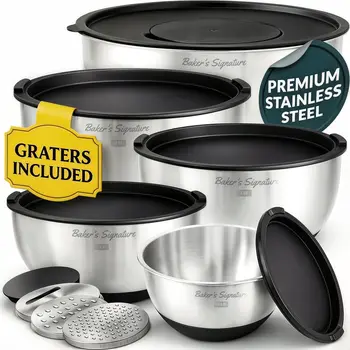Signature Stainless Steel Mixing Bowls