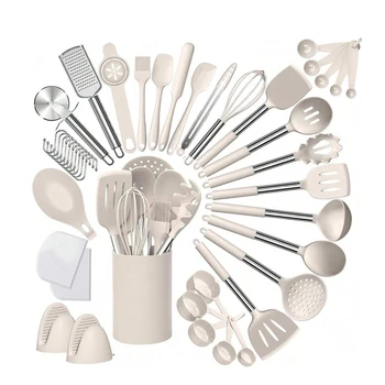 Silicone Kitchen Cooking Utensil Set